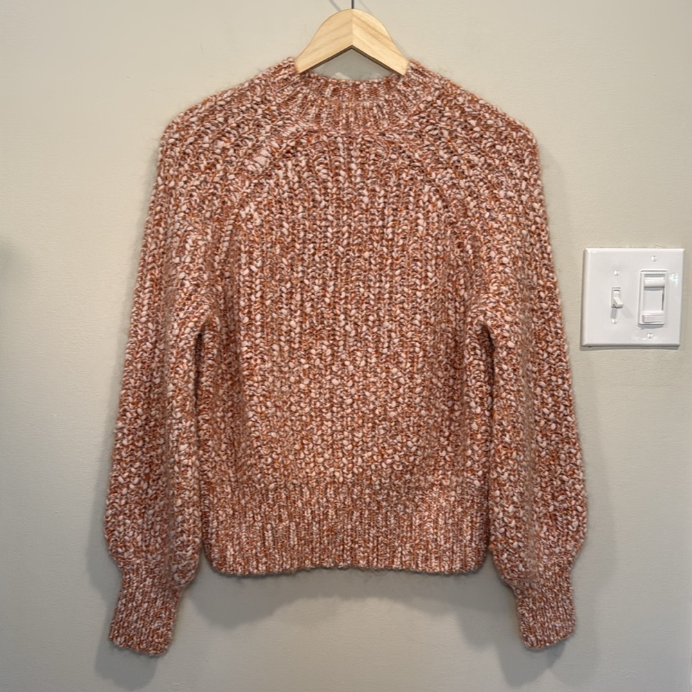 SEZANE Lyra Chunky Knit Jumper / Sweater in Earth / Terre sz S - Picture 4 of 13